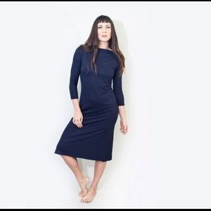 🍋host pick!🍋 NWOT Loft145 soft jersey midi dress